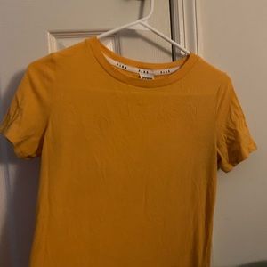 PINK yellow tee shirt